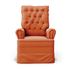 Poltrona De Amamentação Com Balanço Laura Veludo Base De Made