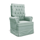 Poltrona De Amamentação Com Balanço Laura Veludo Base De Made