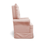 Poltrona De Amamentação Com Balanço Laura Veludo Base De Made