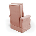 Poltrona De Amamentação Com Balanço Laura Veludo Base De Made