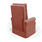 Poltrona De Amamentação Com Balanço Laura Veludo Rosê Tb120 B