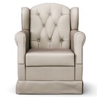 Poltrona De Amamentação Com Balanço Letícia Corino Bege - D'r