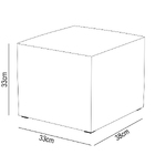 Poltrona De Amamentação Com Balanço Letícia Corino Bege - D'r