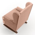 Poltrona De Amamentação Com Balanço Malu Base De Madeira P02