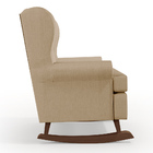 Poltrona De Amamentação Com Balanço Malu Base De Madeira P02