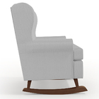 Poltrona De Amamentação Com Balanço Malu Base De Madeira P02