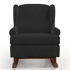 Poltrona De Amamentação Com Balanço Malu Base De Madeira P02