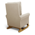 Poltrona De Amamentação Com Balanço Manu Suede Marrom Rato Tc