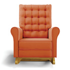 Poltrona De Amamentação Com Balanço Manu Veludo Ferrugem Tb12