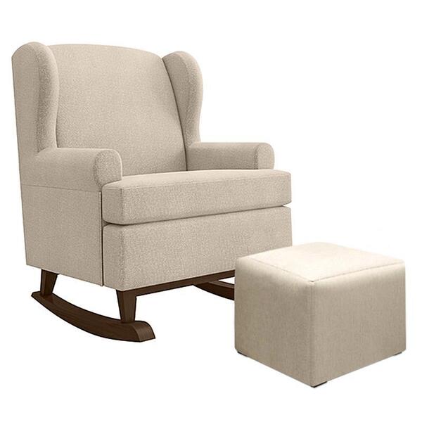 Poltrona De Amamentação Com Balanço Maria Vitória Pé Canoa E