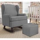 Poltrona De Amamentação Com Balanço Maria Vitória Pé Canoa E