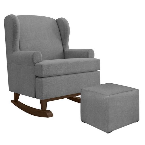 Poltrona De Amamentação Com Balanço Maria Vitória Pé Canoa E