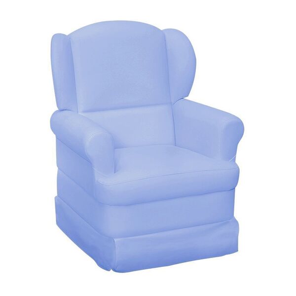 Poltrona De Amamentação Com Balanço Sabrina Corino Azul Claro