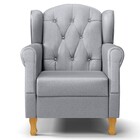 Poltrona De Amamentação Com Pés De Madeira Lucy P04 Sintético