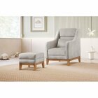 Poltrona De Amamentação Com Puff Áquila Cinza