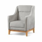 Poltrona De Amamentação Com Puff Áquila Cinza