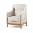 Poltrona De Amamentação Com Puff Áquila Nude