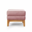 Poltrona De Amamentação Com Puff Áquila Rosa