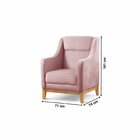 Poltrona De Amamentação Com Puff Áquila Rosa