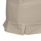 Poltrona De Amamentação Com Puff Bárbara Botonê Corino Bege K