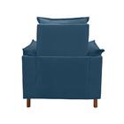 Poltrona De Amamentação Com Puff Isabella Bellamado Cor:azul