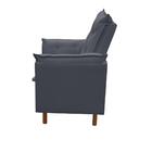 Poltrona De Amamentação Com Puff Isabella Bellamado Cor:cinza