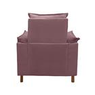 Poltrona De Amamentação Com Puff Isabella Bellamado Cor:rose