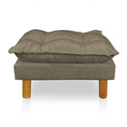 Poltrona De Amamentação Com Puff Laura Suede - Pallazio - Cap