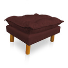 Poltrona De Amamentação Com Puff Laura Suede - Pallazio - Mar