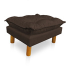 Poltrona De Amamentação Com Puff Laura Veludo - Pallazio - Ma