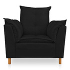 Poltrona De Amamentação Com Puff Laura Veludo - Pallazio - Pr