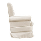 Poltrona De Amamentação Com Puff Serena Suede - Pallazio - Be