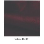 Poltrona De Amamentação Com Puff Suede Bordo