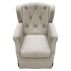 Poltrona De Amamentação Com Puff Ternura Creme