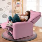 Poltrona De Amamentação Corino Rosa Letônia Shop Jm