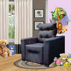 Poltrona De Amamentação E Decoração Quarto Sala Reclinável Le