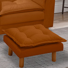 Poltrona De Amamentação E Descanso Marie Com Puff E Pés De Ma