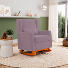 Poltrona De Amamentação E Descanso Zoe Com Base Balanço Velud