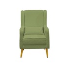 Poltrona De Amamentação Eduarda Puff Boucle Verde  Blissbaby