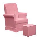 Poltrona De Amamentaçao Fixa Cleo Com Puff Ft Milani Store