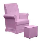 Poltrona De Amamentaçao Fixa Cleo Com Puff Ft Milani Store