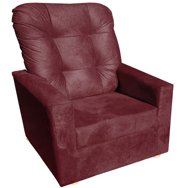 Poltrona De Amamentação Fixa Com Puff Alicia Bordo