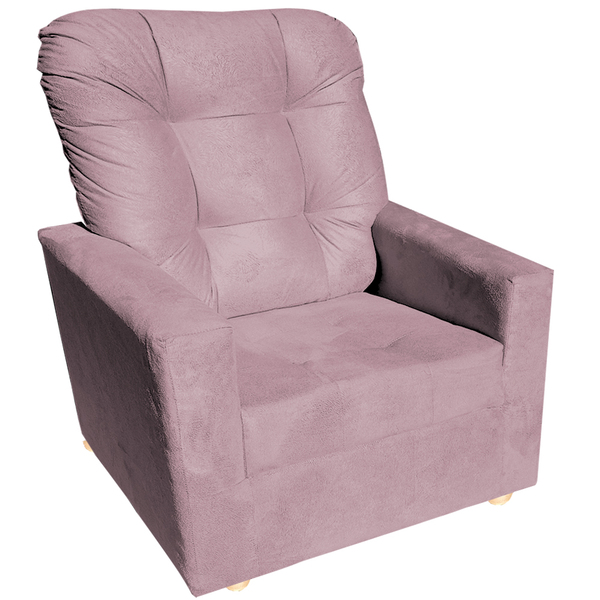 Poltrona De Amamentação Fixa Com Puff Alicia Rose