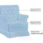 Poltrona De Amamentaçao Fixa Giulia Com Puff Ft Milani Store