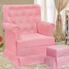 Poltrona De Amamentaçao Fixa Giulia Com Puff Ft Milani Store