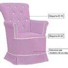 Poltrona De Amamentaçao Fixa Paola Com Puff Ft Milani Store