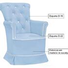 Poltrona De Amamentaçao Fixa Paola Com Puff Ft Milani Store