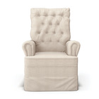 Poltrona De Amamentação Laura Linho Areia Tc183 Base Balanço