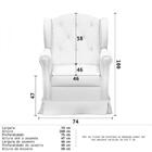 Poltrona De Amamentação Letícia Fixa Azul Bebê