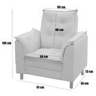 Poltrona De Amamentação Manoella Bellamado Cor:cinza